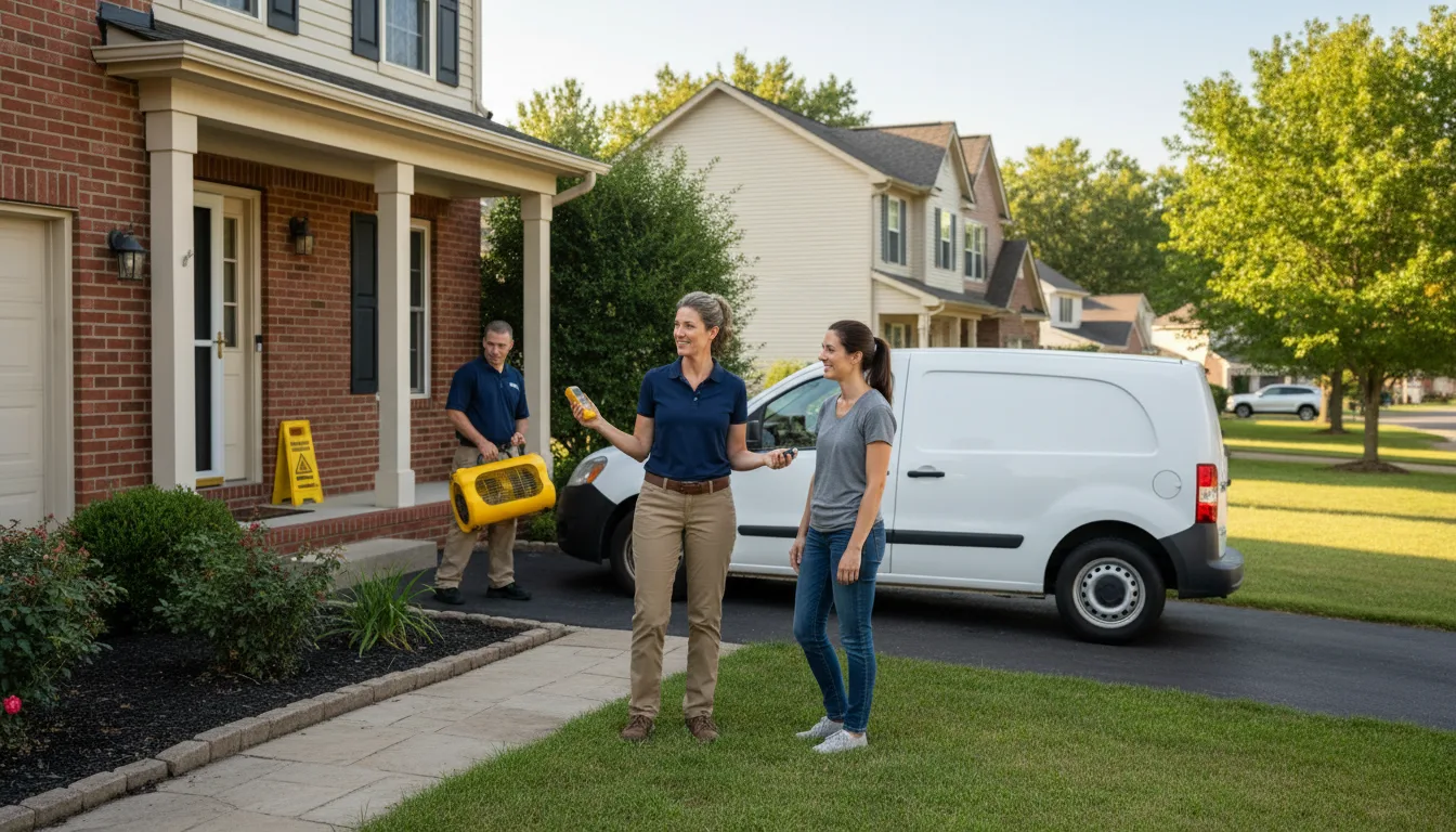 Residential water damage restoration in Evergreen, CO